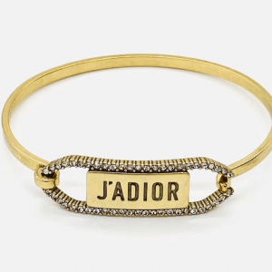 LV Gold Gem Pattern Stitching Bracelet – Nomberry – Luxury Consignment