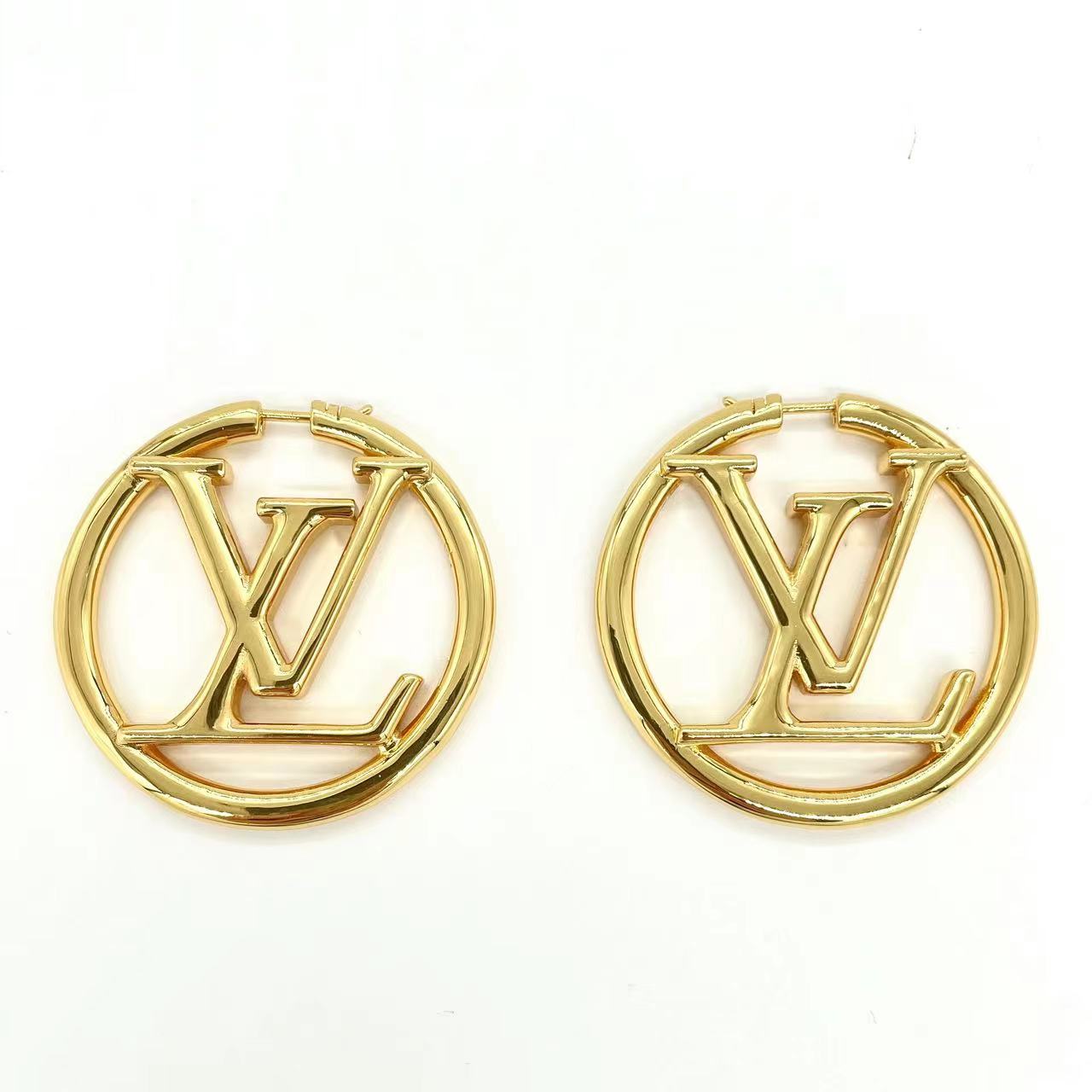 lv earrings for women hoops